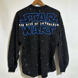 Star Wars Skywalker Disney Parks black blue spirit jersey long sleeve tee